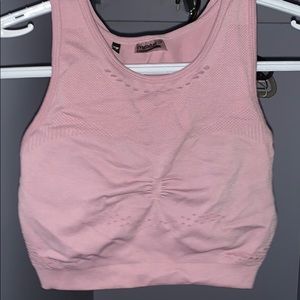 GymShark mauve pink sports bra/top